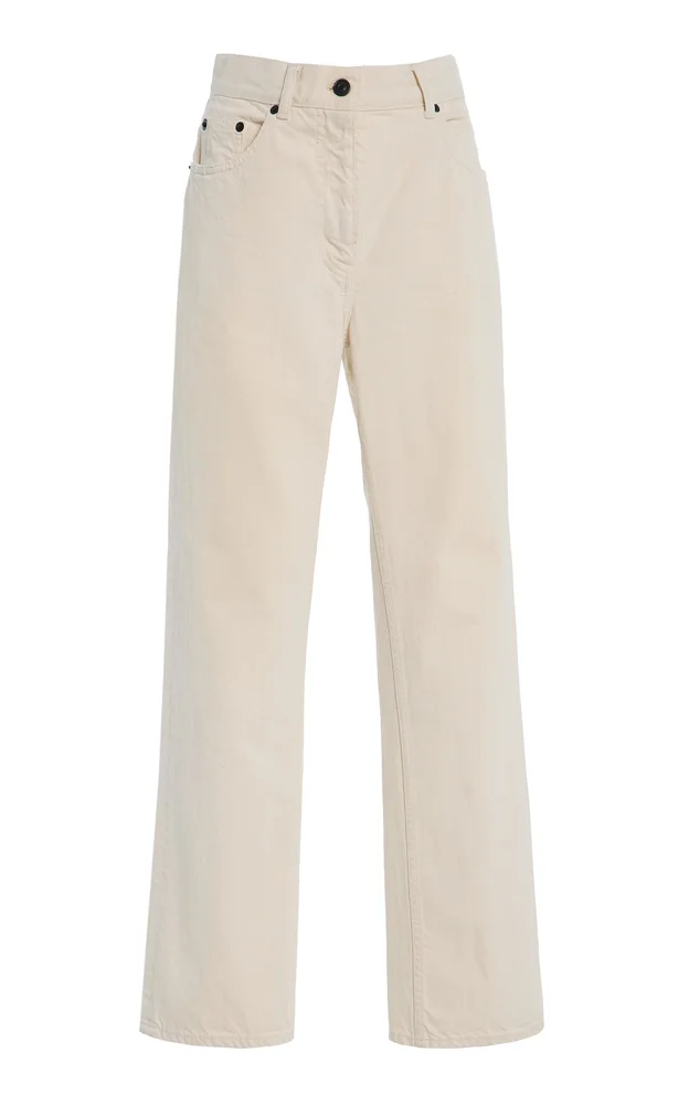 Fargo Rigid High-Rise Straight-Leg Jeans