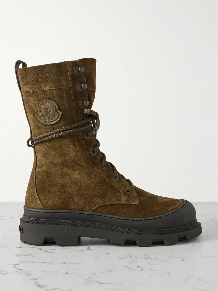 Vera suede combat boots