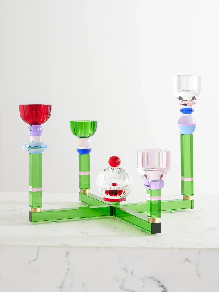 Charming Chandelier crystal candle holder