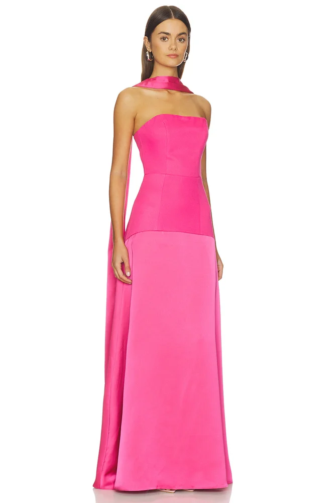 Noralyn Strapless Gown