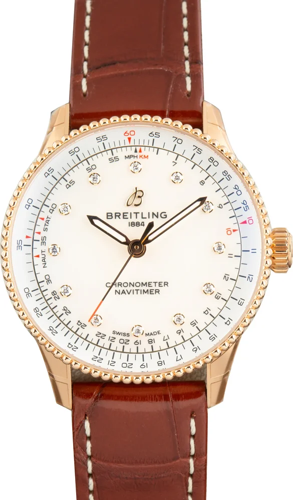 Pre-Owned Navitimer Automatic 36 Mother of Pearl Dial