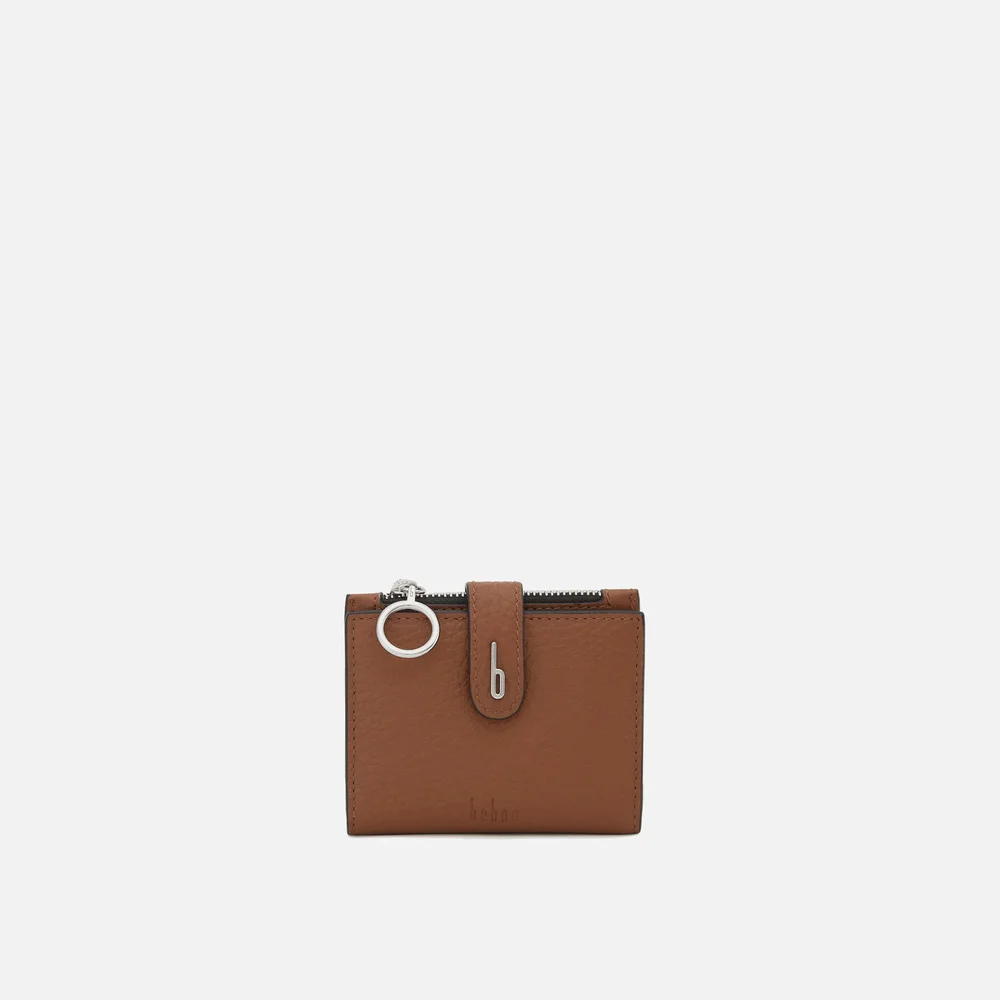 ANDREA MINI WALLET PEBBLE TOAST