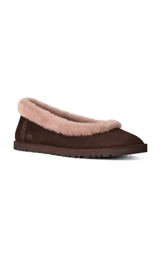 Zora Sheepskin Ballet Flats