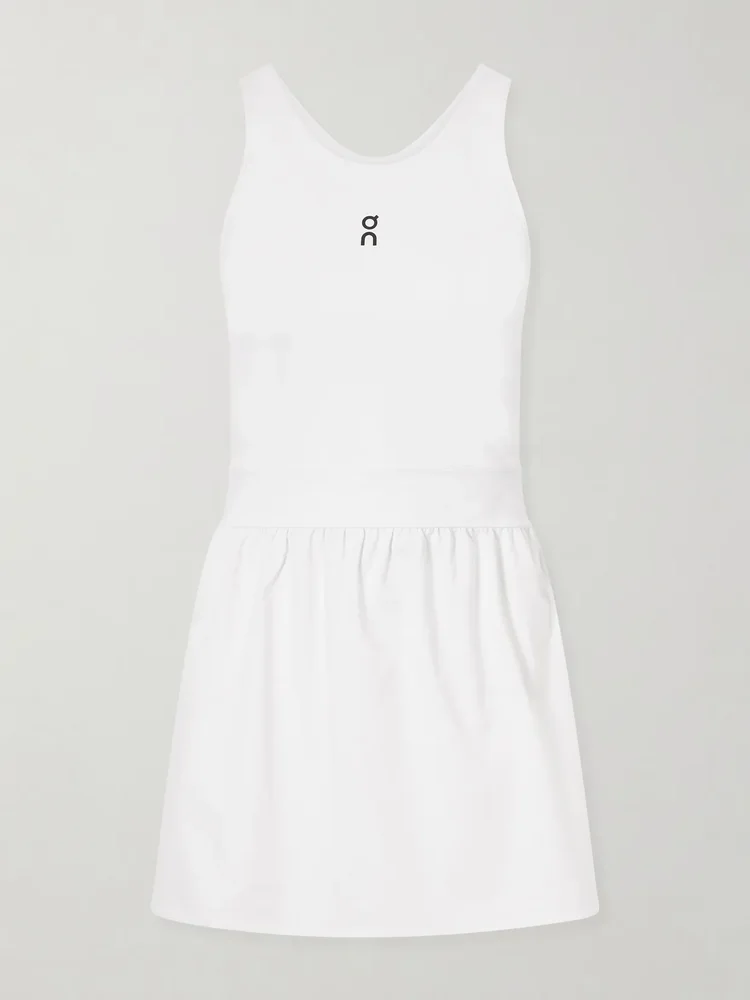 Performance recycled stretch tennis dress