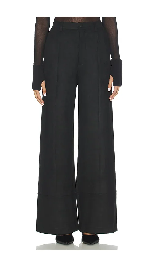 Marlowe Faux Suede Pant Bardot