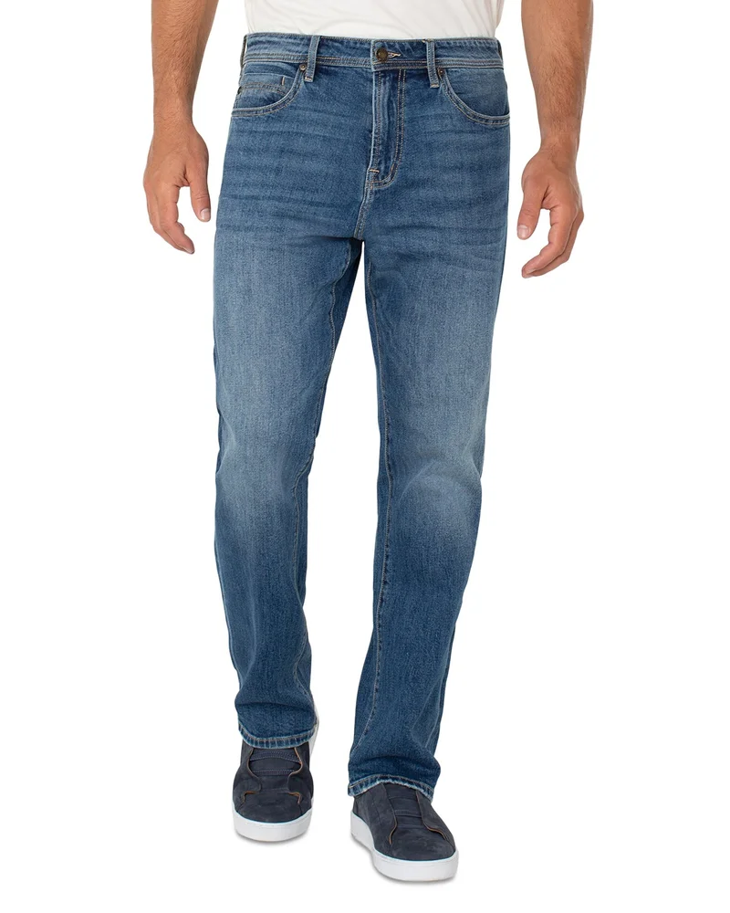 Sutton Relaxed Fit Jeans in Belmonte Blue