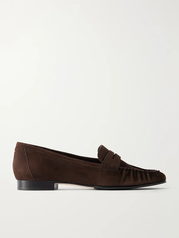 Aldous suede penny loafers