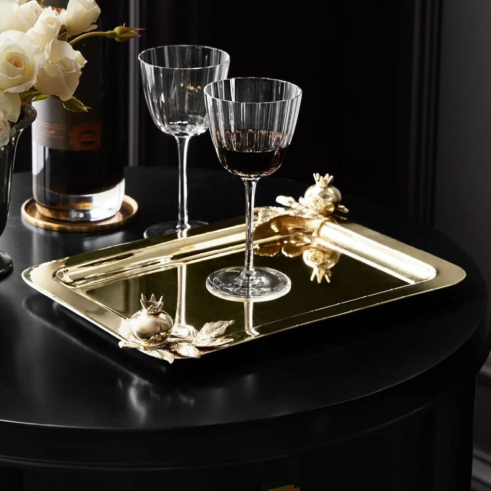 Amora Brass Tray