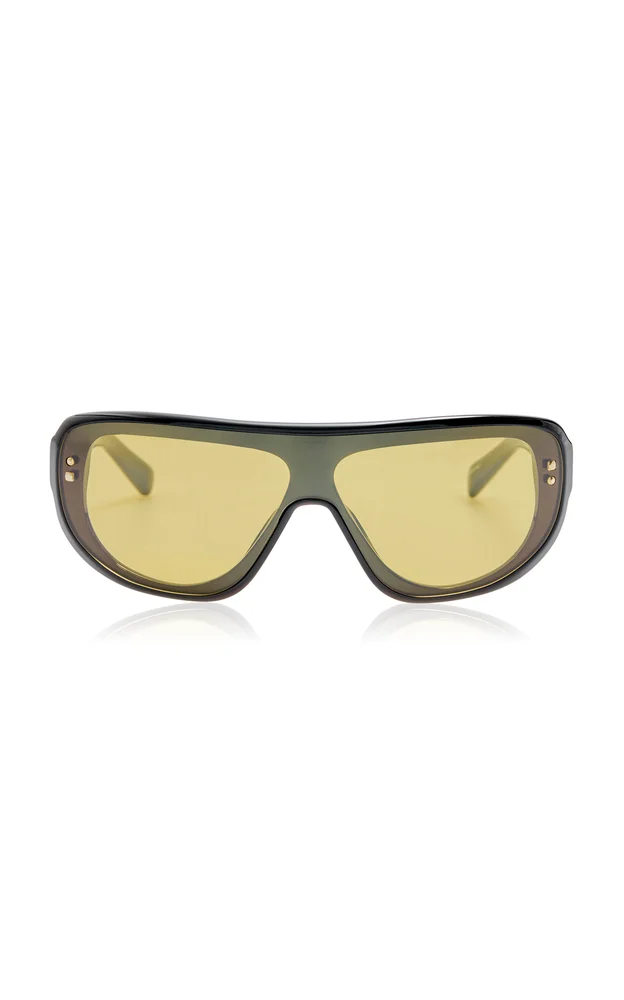 Square-Frame Acetate Sunglasses