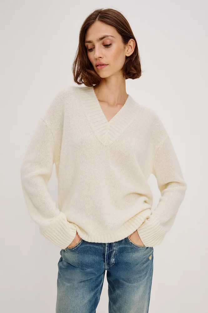 Gisella Sweater, Ivory