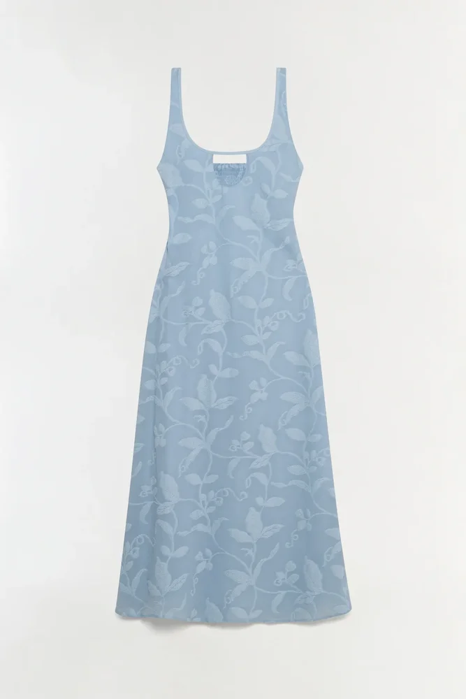 Rosalia Jacquard Midi Dress