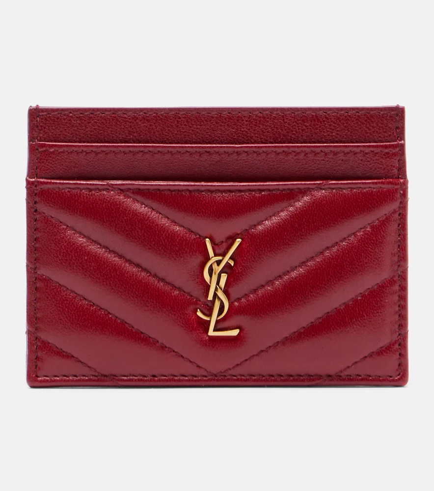 Cassandre matelassé leather card holder