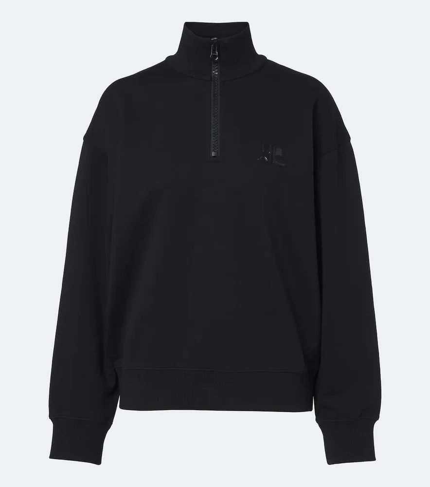 Cotton fleece sweatshirt