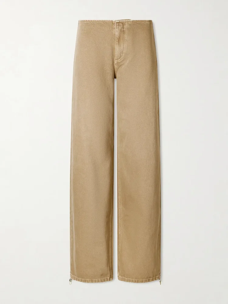 sport low rise straight leg jeans