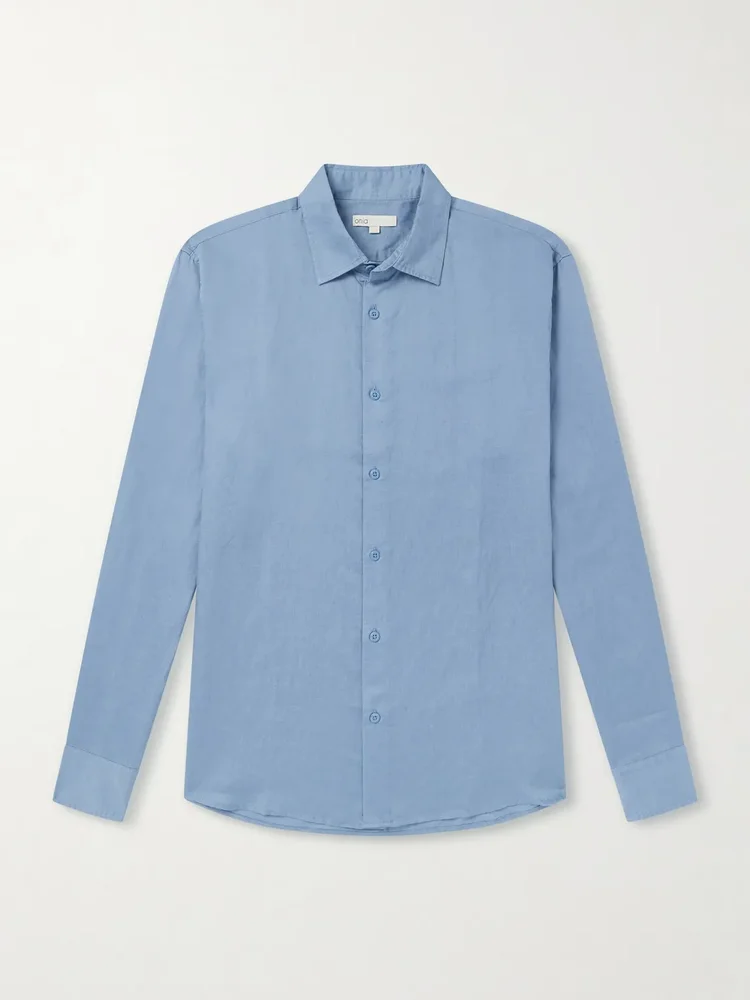 Linen and Lyocell-Blend Shirt