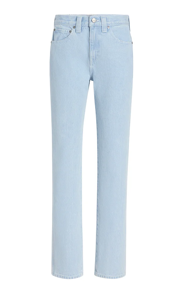 Farley Rigid Mid-Rise Straight-Leg Jeans