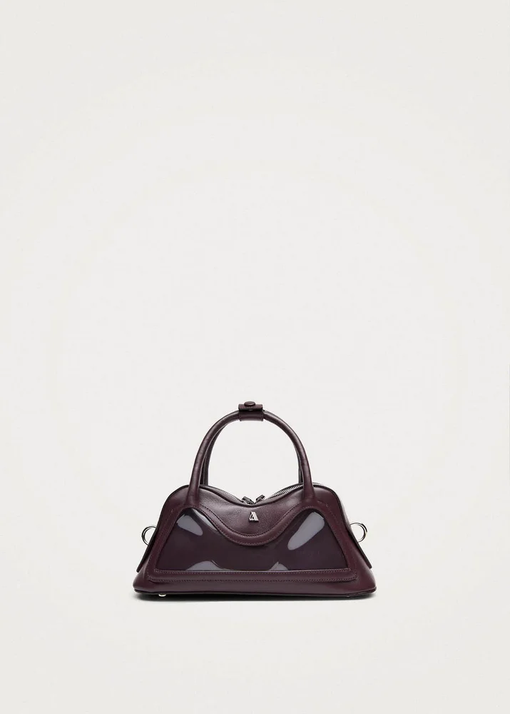 Hilma Mini Burgundy Leather Bag