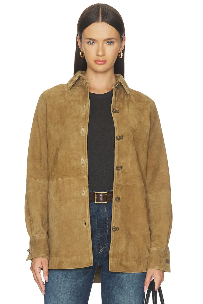 Suede Pankou Overshirt