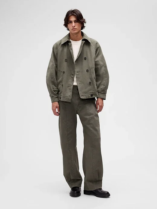 gap.com Gap Studio Herringbone Baggy Pants