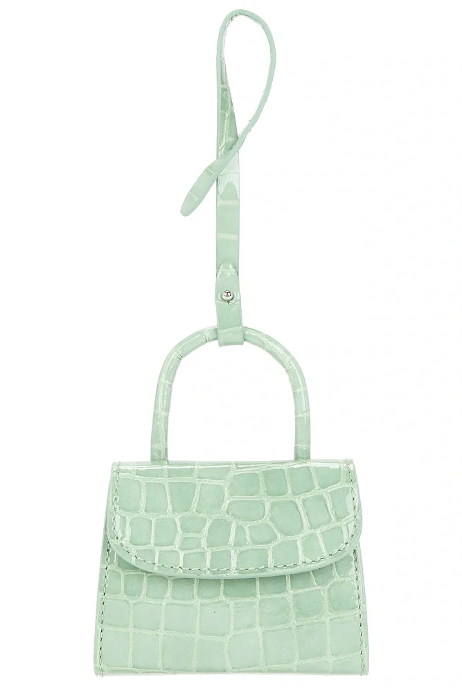 Mini Mini Croco Embossed Card Holder