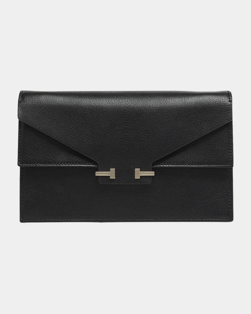 Aube Mini Leather Clutch Bag