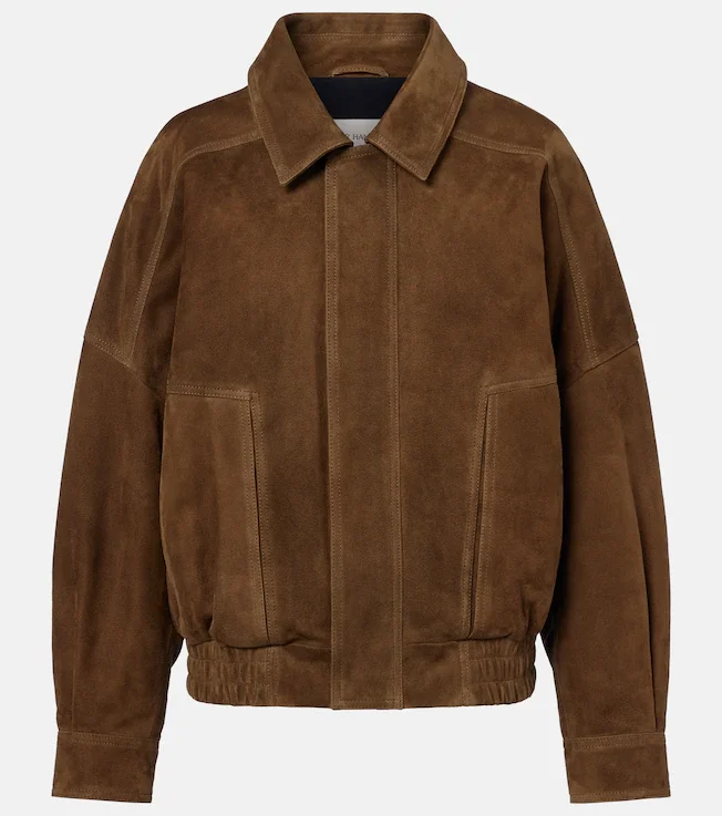 Dalma suede blouson jacket