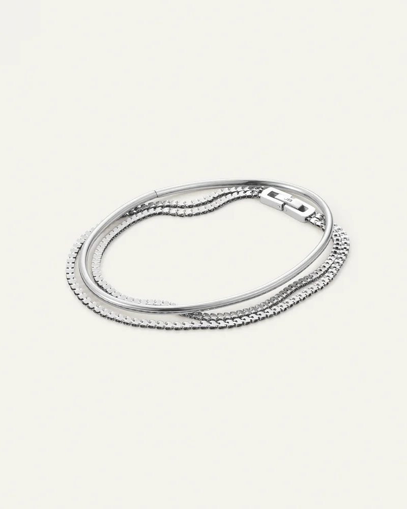 Textured Anklet Stack