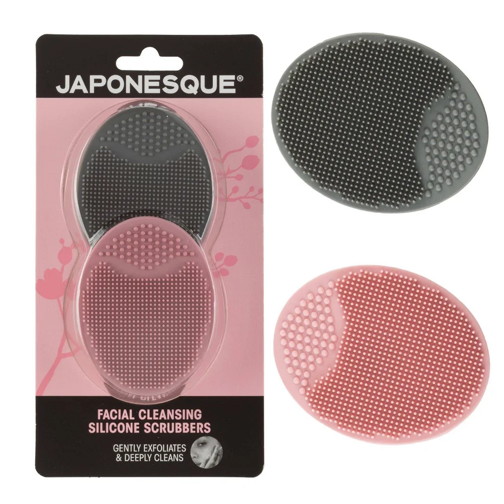 Facial Cleansing Silicone Scrubber, 2 Pack