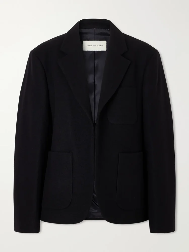 Wool-felt blazer