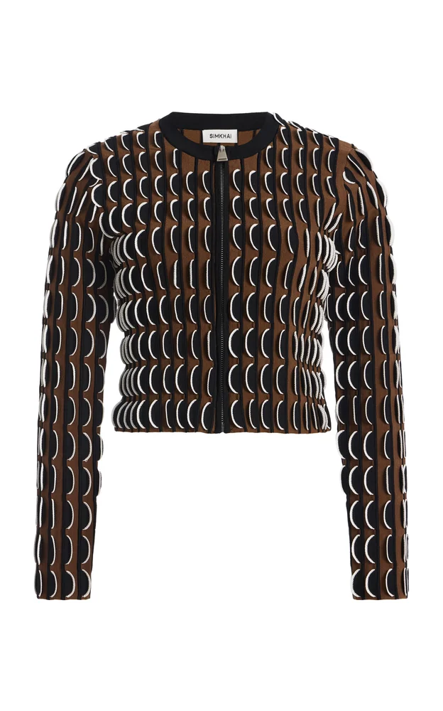 Kylie Scalloped Compact Knit Cardigan
