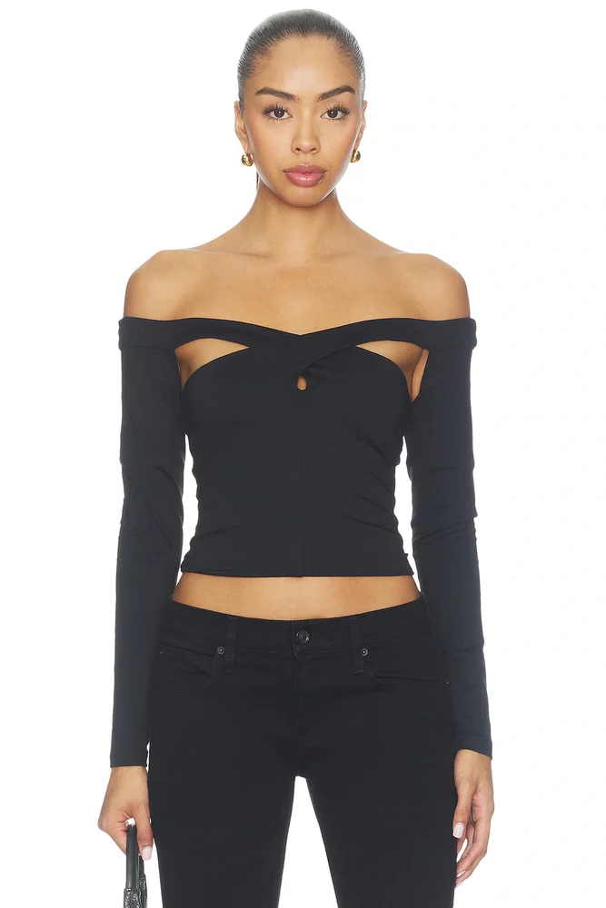 Cross Over Longsleeve Top