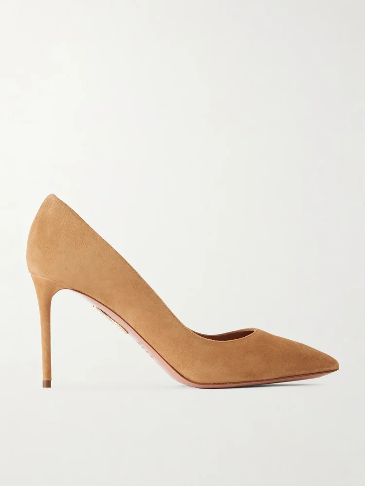 Purist 85 suede pumps