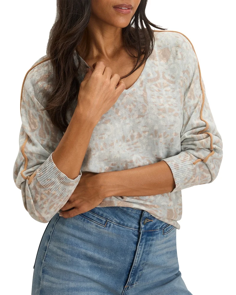 Impressions Tipped Sweater