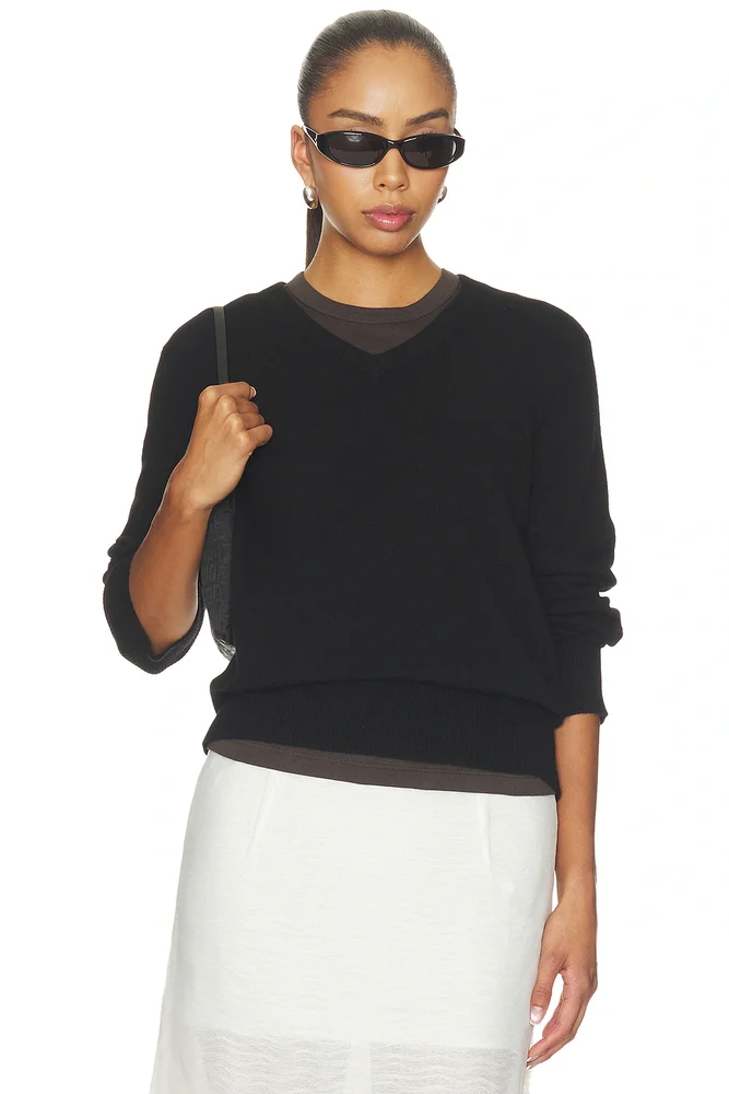 Casual V Neck Top