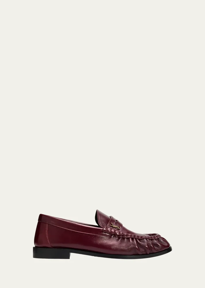 Le Leather YSL Penny Loafers