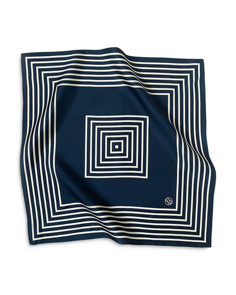 Striped Silk Scarf