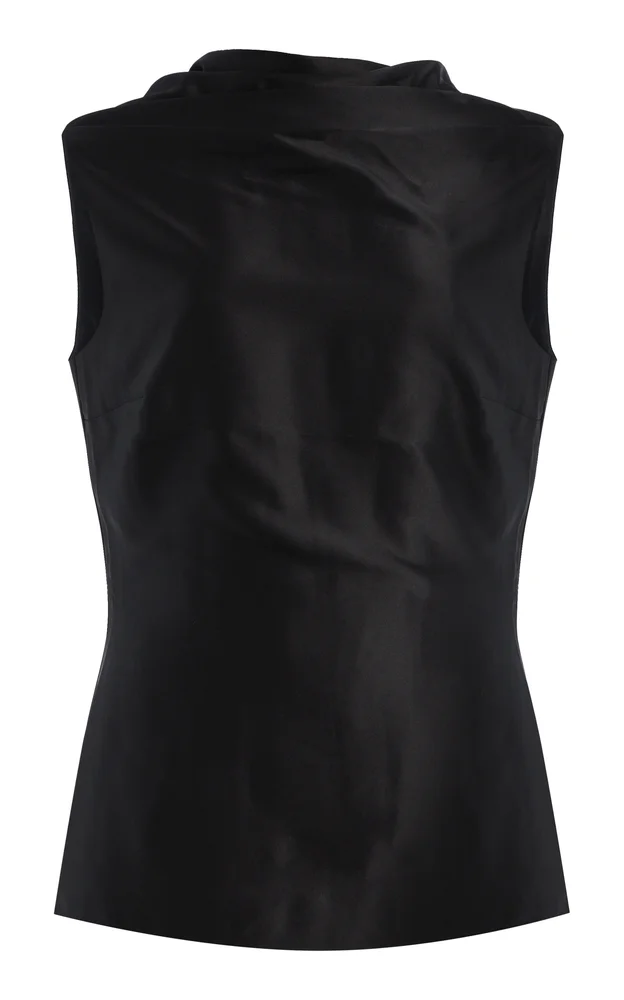 Maris Silk-Satin Top