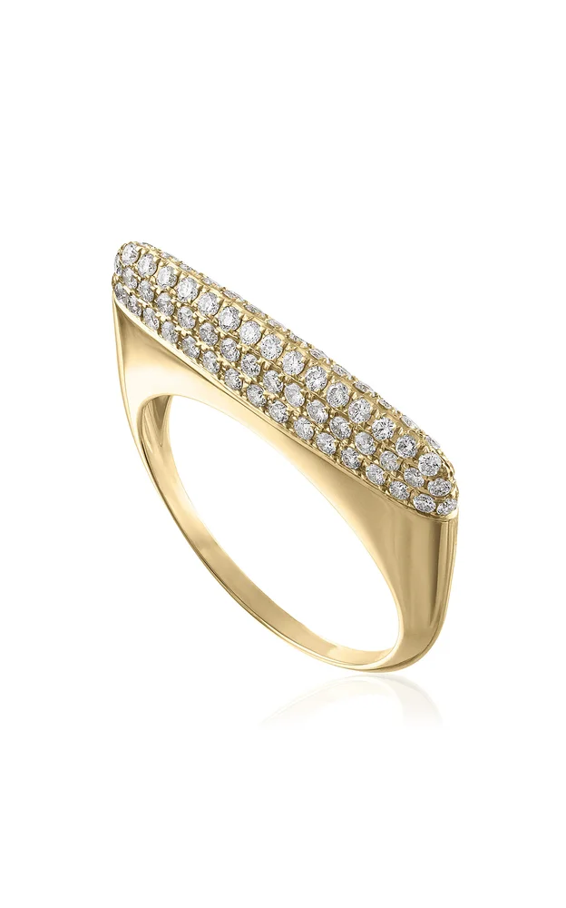 Eden Stack 14K Yellow Gold Diamond Ring