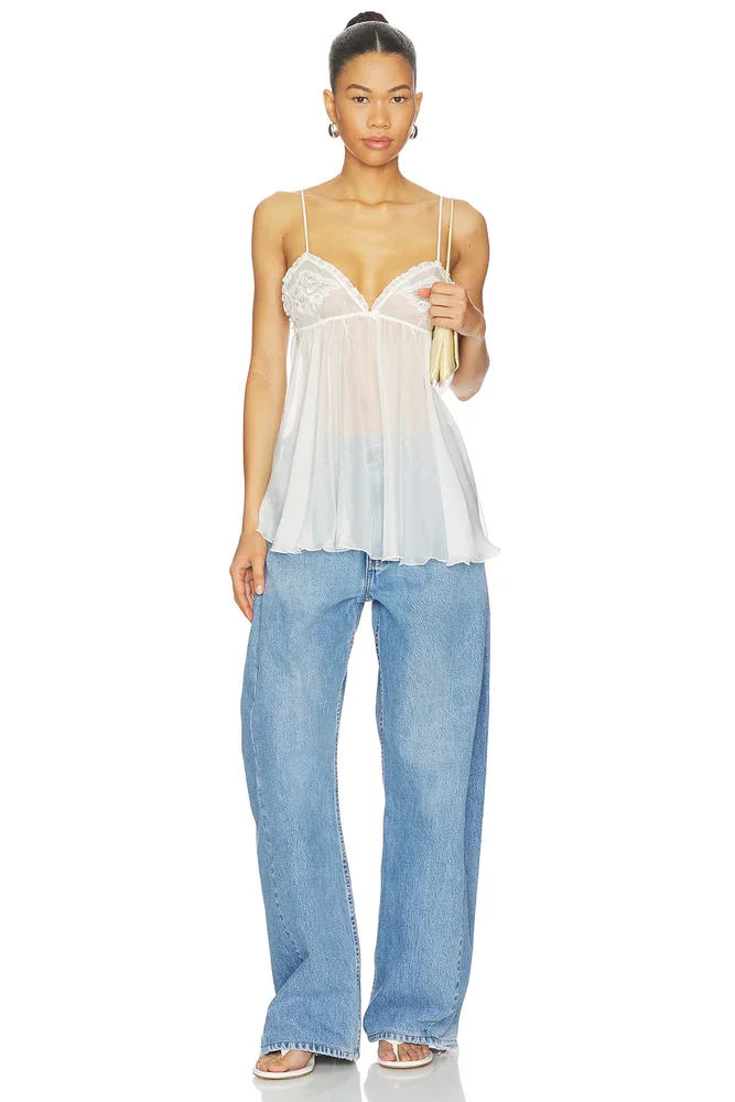 Skims Romance Lace Babydoll Slip Dress
