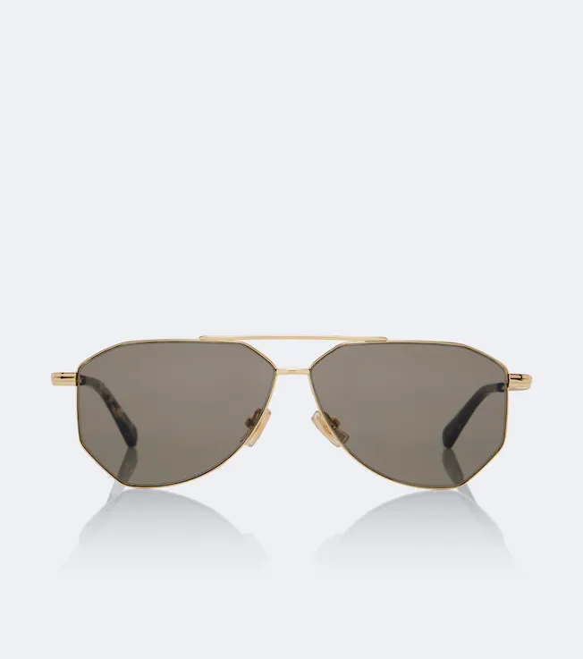 Ribbon aviator sunglasses