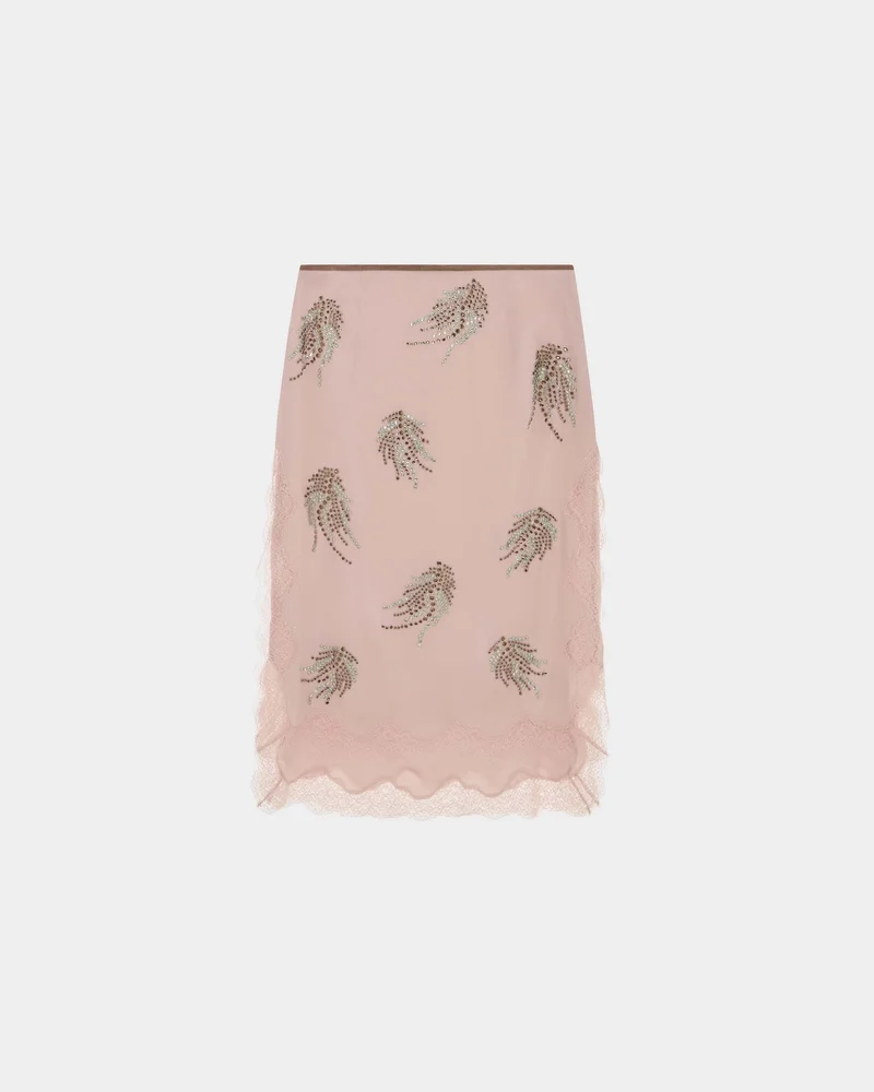 Liri Midi Skirt in Satin