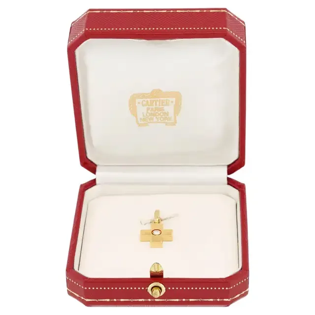 Cartier Diamond-set Swiss Cross Charm