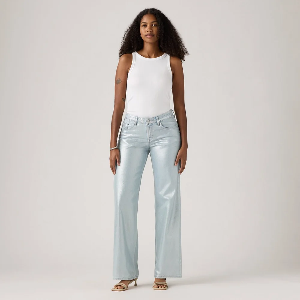 Low Loose Jeans in Future Life, Light Wash
