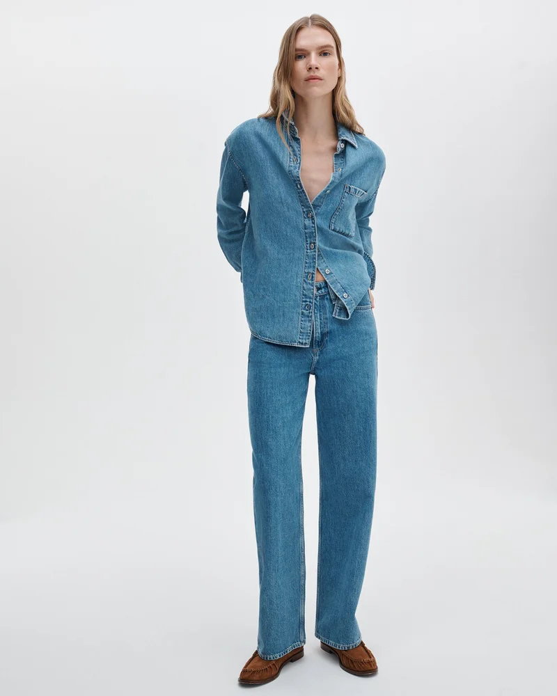Rag & Bone Logan Wide-Leg Jean