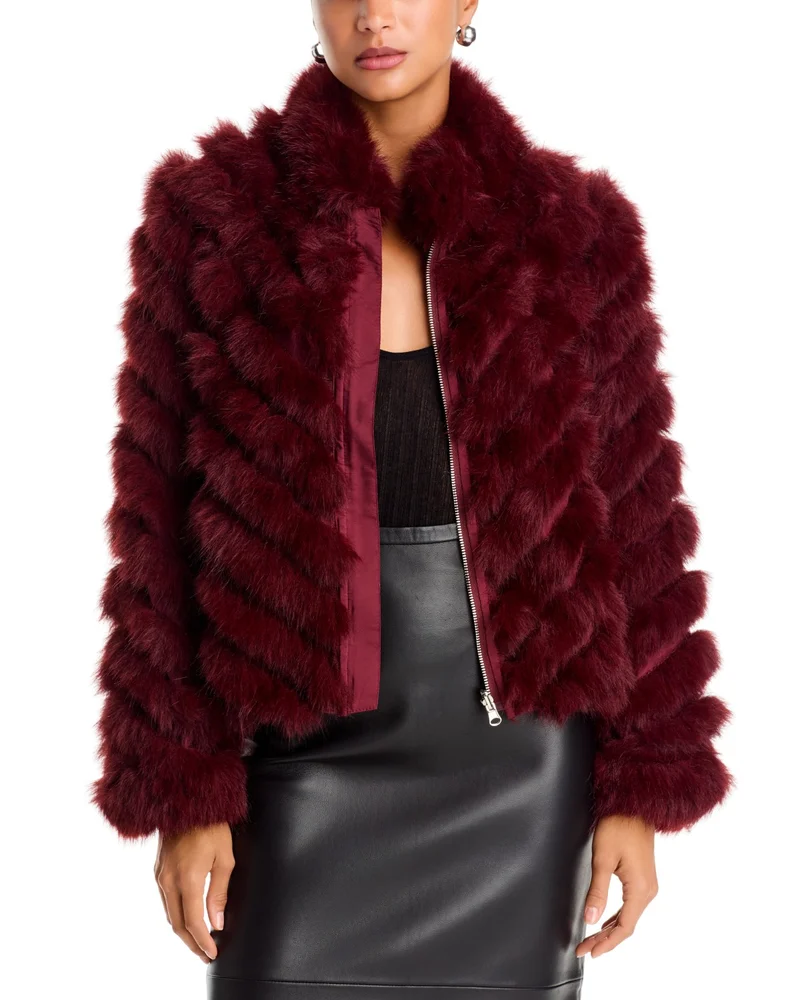 Reversible Faux Fur Jacket