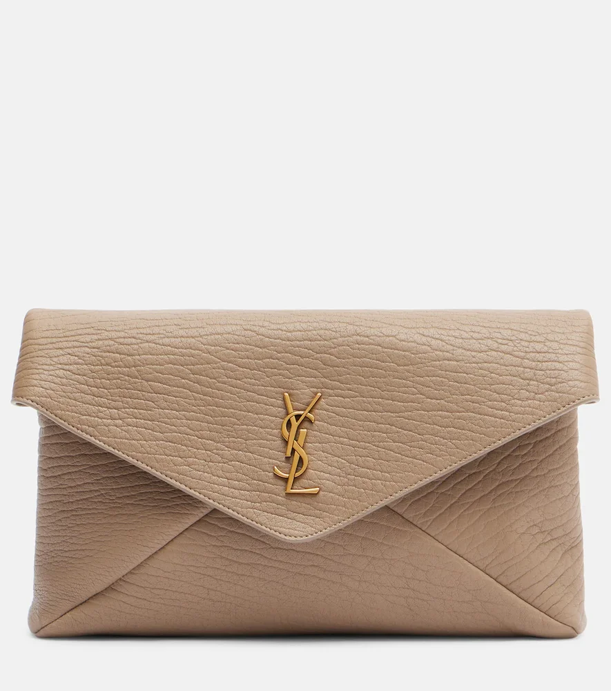 Cassandre Large Leather Clutch