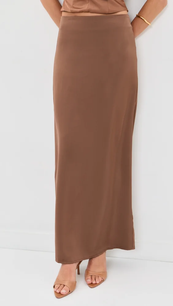 Front Row Maxi Skirt