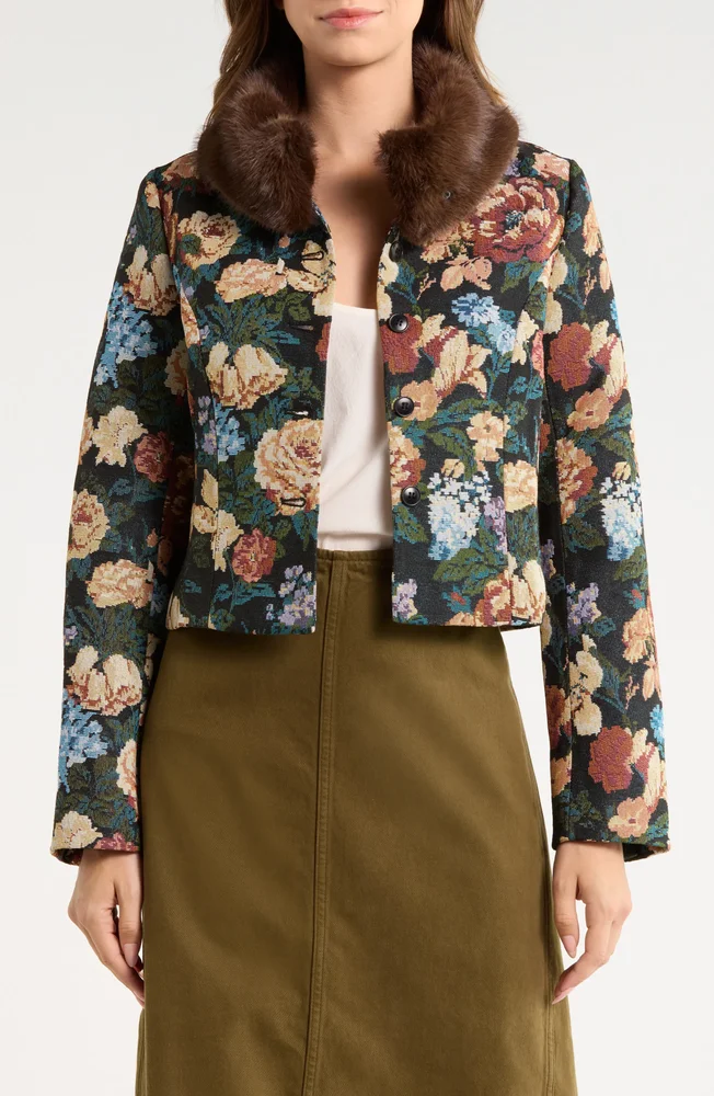 Matilda Faux Fur Trim Jacket