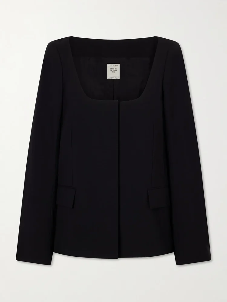 Camille wool-twill jacket