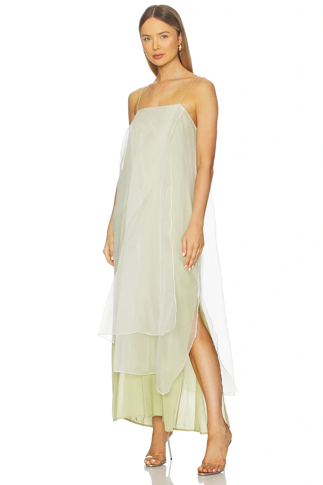 x REVOLVE Sheer Slip Maxi Dress